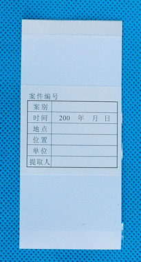 白色四指印提取膜片黑色、白色衬底四指提取胶