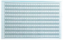  30cm白不干胶比例尺(足迹用)